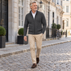 RONAL Cashmere Knitted Zipper Sweater