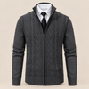 RONAL Cashmere Knitted Zipper Sweater