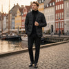 RUTH Padded Blazer with Zipper Layer