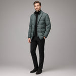RUTH Padded Blazer with Zipper Layer