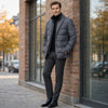 RUTH Padded Blazer with Zipper Layer