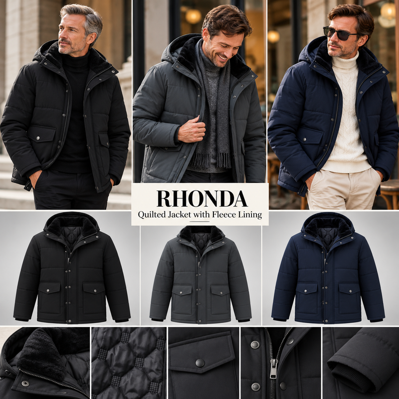RHONDA Quilted Jacket with Fleece Lining