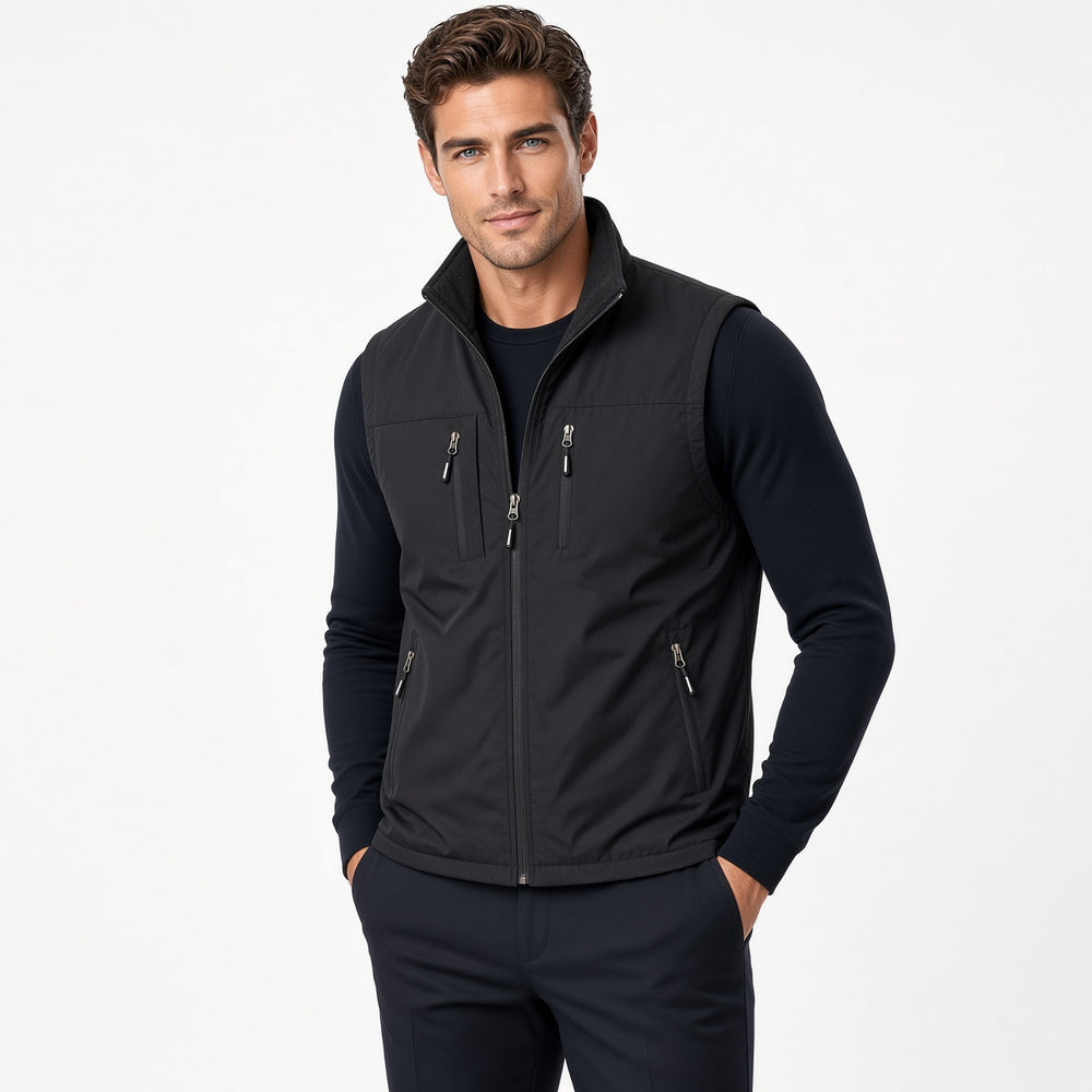SANDO Multi-pockets Fleece Vest