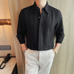 SOREN Premium Textured Button Down Shirt