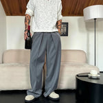 LUTHOR Wide-leg Elastic Pants