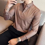 Vance Casual Striped Shirt