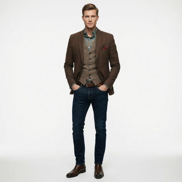 LORIO Retro Single Breasted Blazer