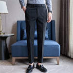 MARCO Tailored Fit Striped Dress Pants