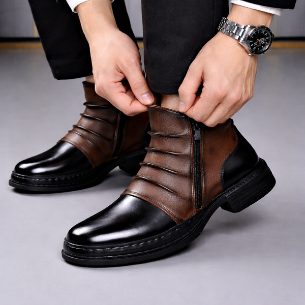 Belgravia Leather Buckle Boot