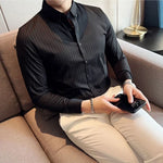 Vance Casual Striped Shirt