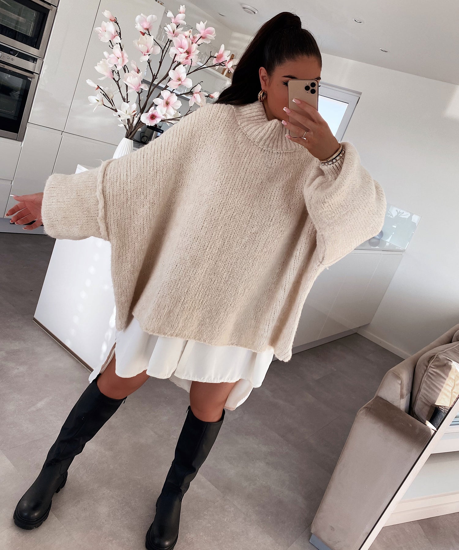 NordicCharm Cozy Oversized Sweater