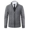 RONAL Cashmere Knitted Zipper Sweater